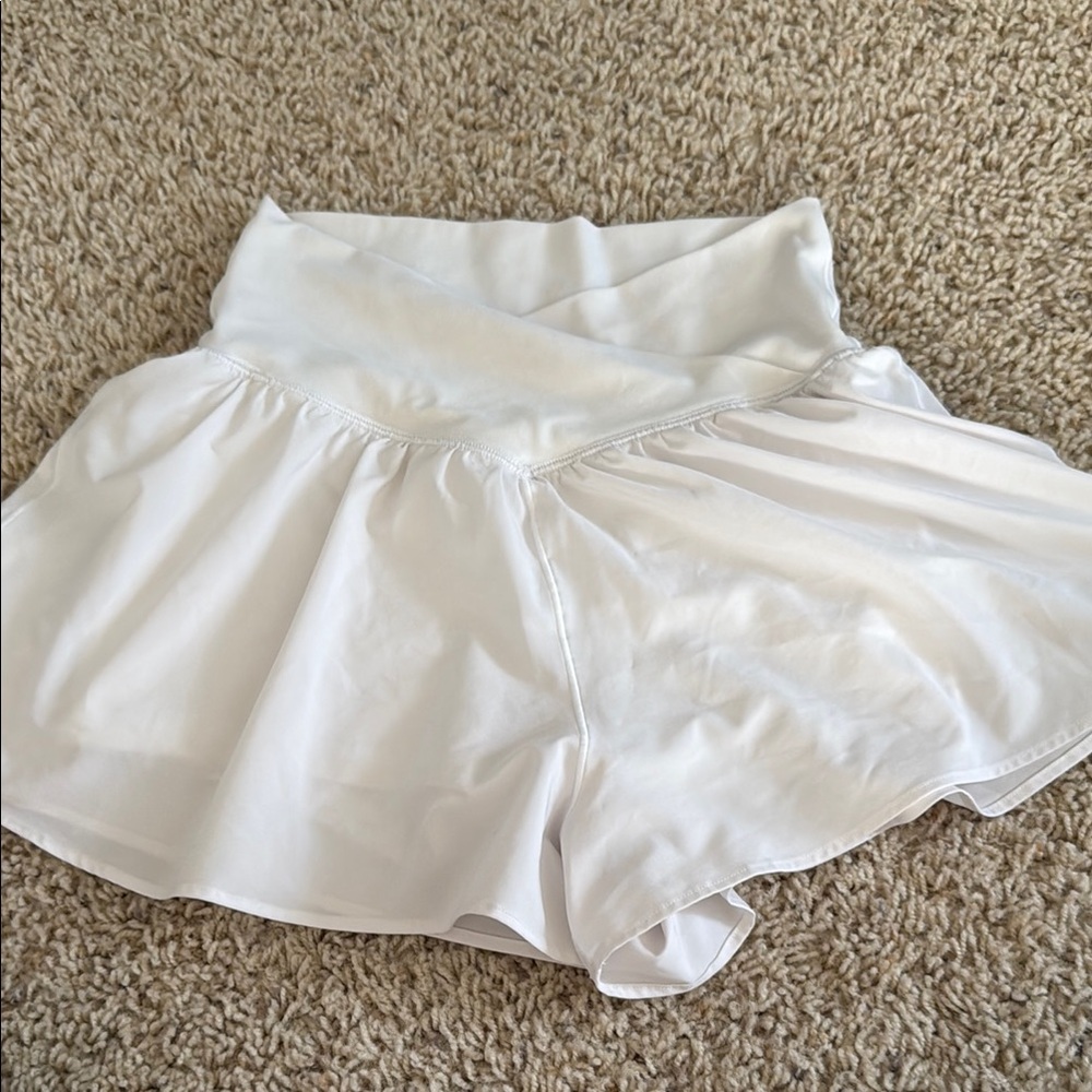Elegant White Women's Skort